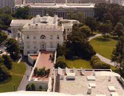 The tour of the White House is divided into two gr The tour of the White House is divided into two groups: the East wing where the President lives and the West Wing tour is where the business happens,
